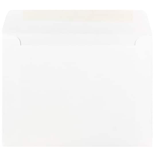 JAM Paper 5.5" x 7.5" White Booklet Envelopes